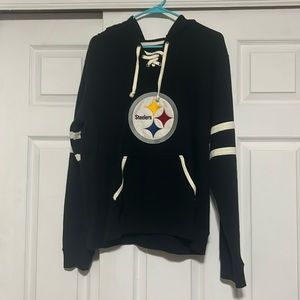 UTS Black Steelers Hoodie.  Size XL.
